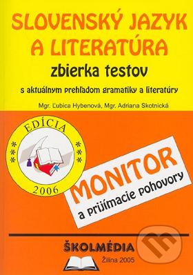Obálka Slovenský jazyk a literatúra :...