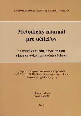 Obálka Metodický manuál pre učiteľov ...
