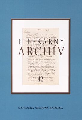 Obálka Literárny archív. 42 / zostavi...