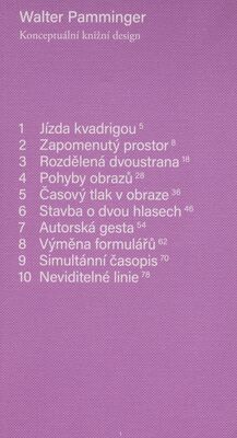 Obálka Konceptuální knižní design / W...