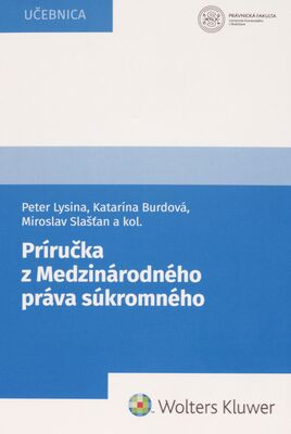 Obálka Príručka z Medzinárodného práv...