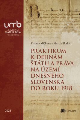 Obálka Praktikum k dejinám štátu a pr...