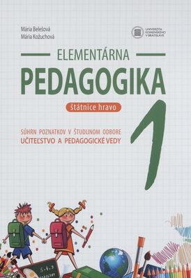 Obálka Elementárna pedagogika 1 : štá...
