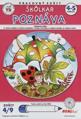 Obálka Škôlkár poznáva : pracovný zoš...