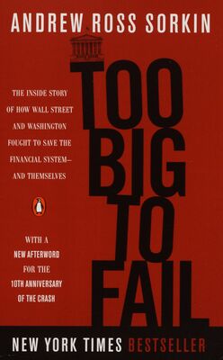 Obálka Too big to fail : the inside s...