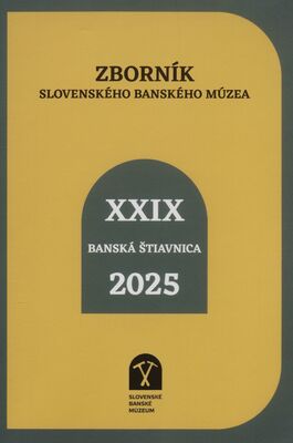 Obálka Zborník Slovenského banského m...