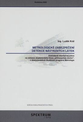 Obálka Metrologické zabezpečení detek...