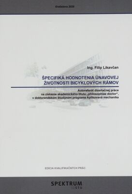 Obálka Špecifiká hodnotenia únavovej ...