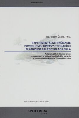 Obálka Experimentálne skúmanie povrch...