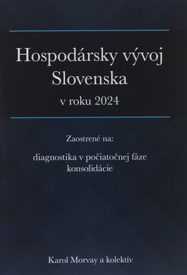 Obálka Hospodársky vývoj Slovenska v ...