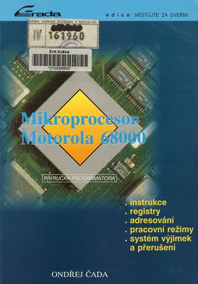 Mikroprocesor Motorola 68000 : příručka programátora /