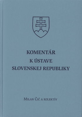 Komentár k Ústave Slovenskej republiky /