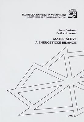 Materiálové a energetické bilancie /