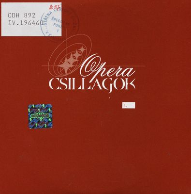 Opera csillagok I. : 1. CD.