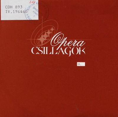 Opera csillagok II. : 2. CD.