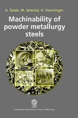 Machinability of powder metallurgy steels /