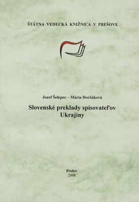 Slovenské preklady spisovateľov Ukrajiny /