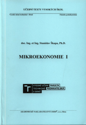 Mikroekonomie I /