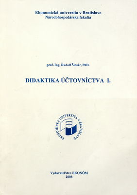 Didaktika účtovníctva I. /