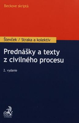 Prednášky a texty z civilného procesu /