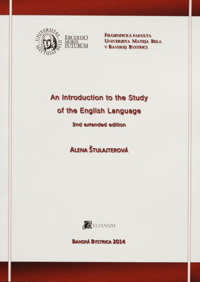 An introduction to the study of the English language /