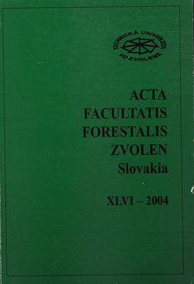Acta Facultatis Forestalis Zvolen Slovakia. XLVI-2004 /