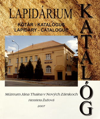 Lapidárium - katalóg /