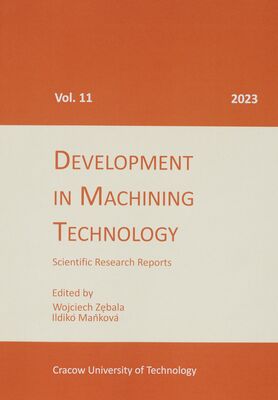 Development in machining technology : scientific-research report. Vol. 11 /