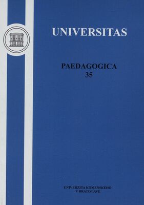 Paedagogica : 100 rokov pedagogického seminára. 35 /