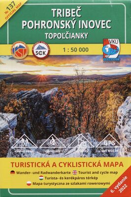 Tribeč ; Pohronský Inovec ; Topoľčianky : turistická a cyklistická mapa 1:50 000 /