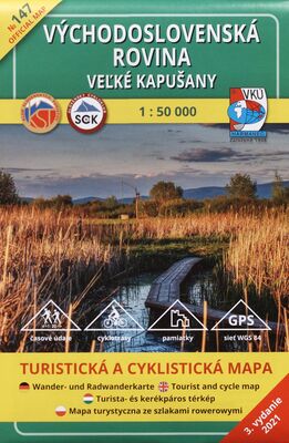 Východoslovenská rovina : Veľké Kapušany : turistická a cyklistická mapa /