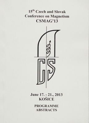 15th Czech and Slovak conference on magnetism : June 17.-21.,2013, Košice : programme, abstracts /