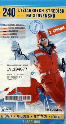 240 lyžiarskych stredísk na Slovensku automapa