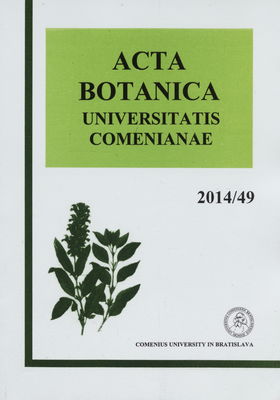 Acta Botanica Universitatis Comenianae. Volume 49 /