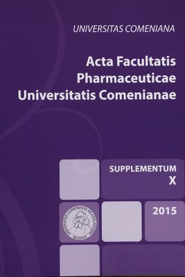 Acta Facultatis Pharmaceuticae Universitatis Comenianae : supplementumn : 3rd international scientific conference: medicinal, aromatic and spice plants : 20th workshop of the section of natural drugs of the Slovak pharmaceutical society : 16.-18.9.2015, Kežmarské Žľaby. X /