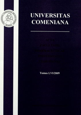 Acta Facultatis pharmaceuticae Universitatis Comenianae. Tomus LVI.