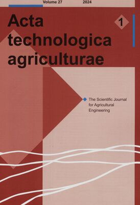 Acta technologica agriculturae : the scientifical journal for agricultural engineering.