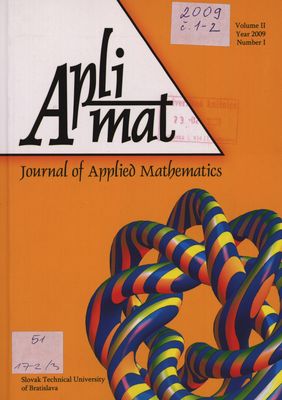 Aplimat : journal of applied mathematics.
