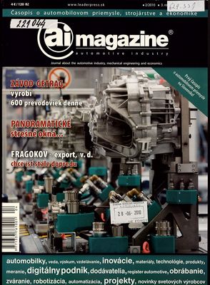 Automobilový priemysel. : Časopis o automobilovom priemysle, strojárstve a ekonomike. / 2/2010