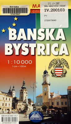 Banská Bystrica mapa mesta /