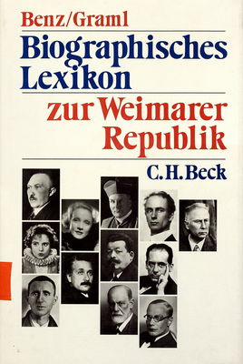 Biographisches Lexikon zur Weimarer Republik /