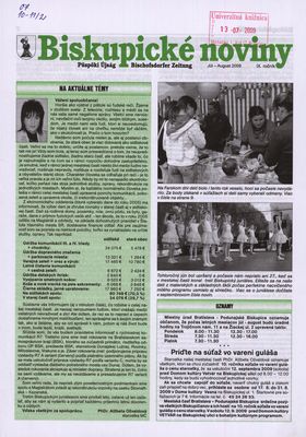 Biskupické noviny = Püspöki Újság = Bischofsdorfer Zeitung : mesačník Mestskej časti Bratislava-Podunajské Biskupice.