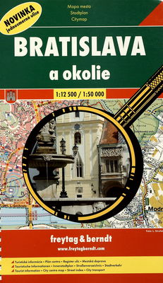 Bratislava a okolie mapa okolia, prejazdný plán, prehľad MHD, mapa centra, zoznam ulíc, turistické informácie, turistická mapa.