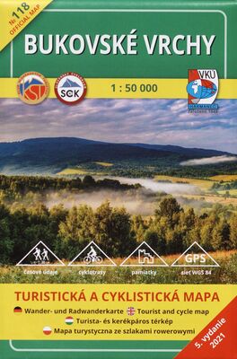 Bukovské vrchy : turistická a cyklistická mapa /