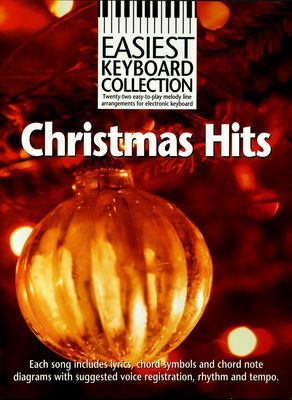 Christmas hits [each song incuclude lyrics, chord symbols and chord note diagrams with suggested voice registration, rhythm and tempo.
