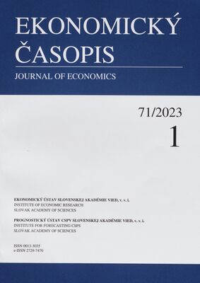 Ekonomický časopis : časopis pre ekonomickú teóriu, hospodársku politiku, spoločensko-ekonomické prognózovanie.