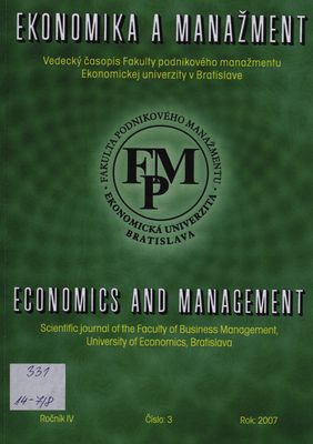 Ekonomika a manažment : vedecký časopis Fakulty podnikového manažmentu Ekonomickej univerzity v Bratislave.