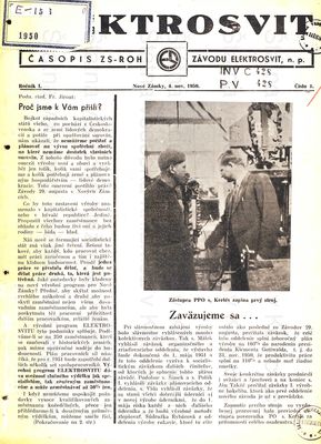 Elektrosvit : časopis a.s. Elektrosvit Nvé Zámky.