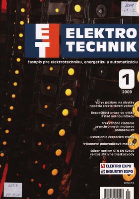 Elektrotechnik : časopis pre elektrotechniku a príbuzné obory.