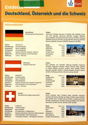Entdecke - Deutschland, Österreich und die Schweiz.